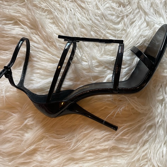 Saint Laurent Cassandra YSL Logo Sandals - Picture 10 of 14